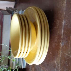 Fiestaware dessert plate and bowl bundle - sunflower